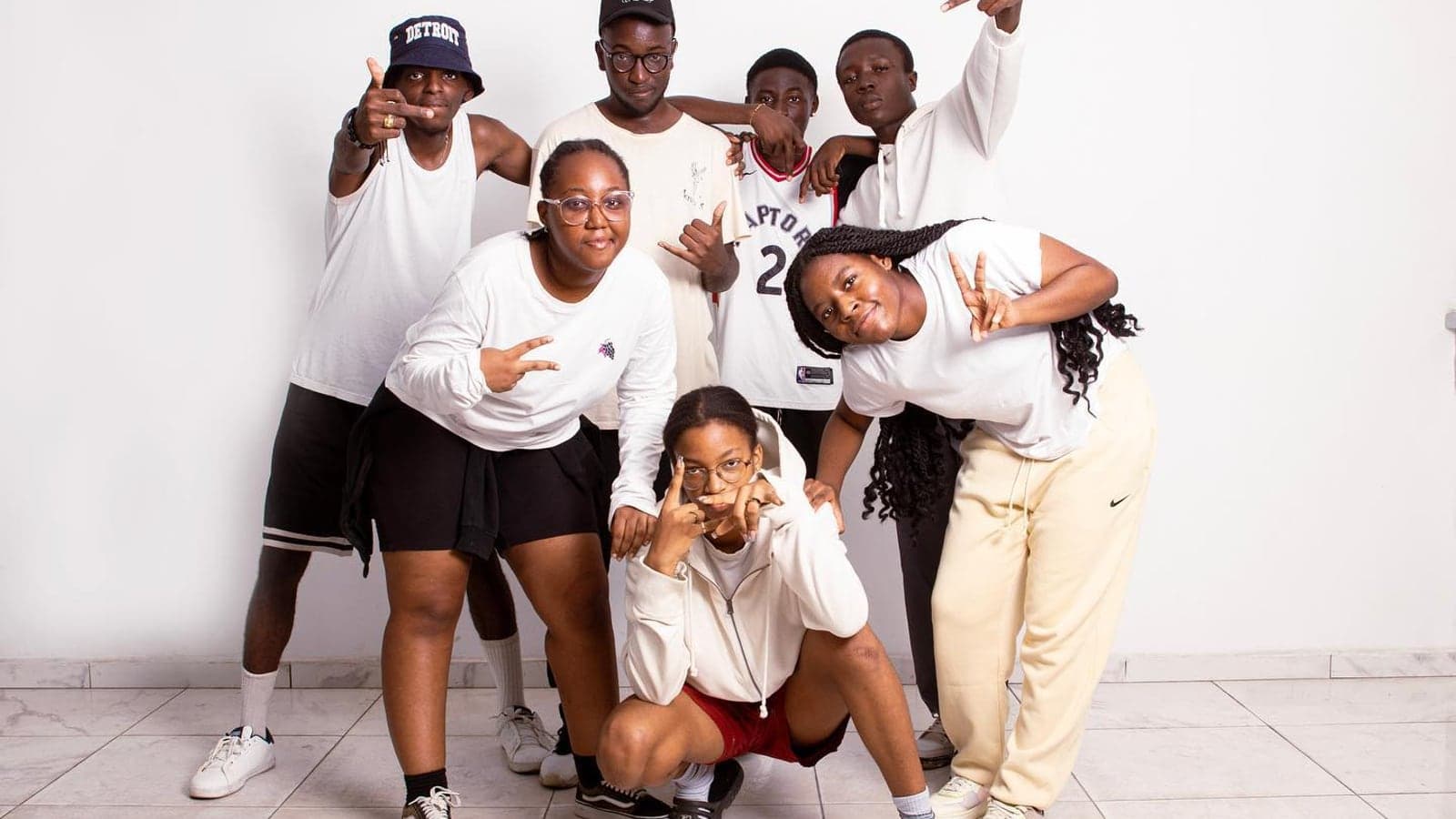 A Summer Show dance crew, shot in studio.